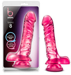 B Yours Basic 8 Pink Realistic Dildo with Suction Cup > Dildos > Realistic Dildos