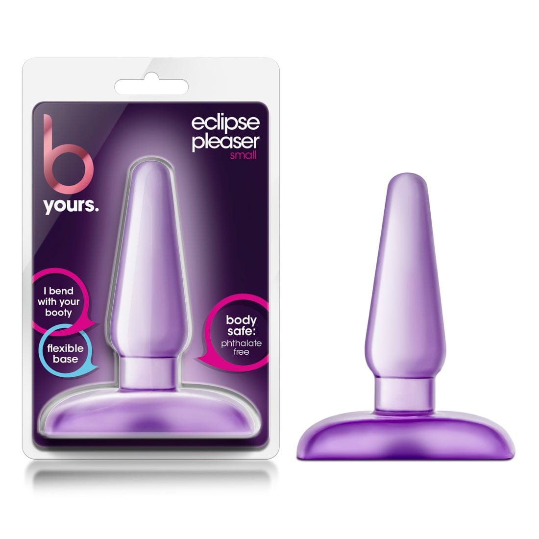 B Yours Eclipse Pleaser Small Purple Tapered Anal Plug (4.2 Inch) > Anal Range > Butt Plugs
