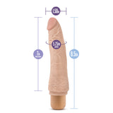 Dr Skin Cock Vibe 7 8.5in Vibrating Cock Beige