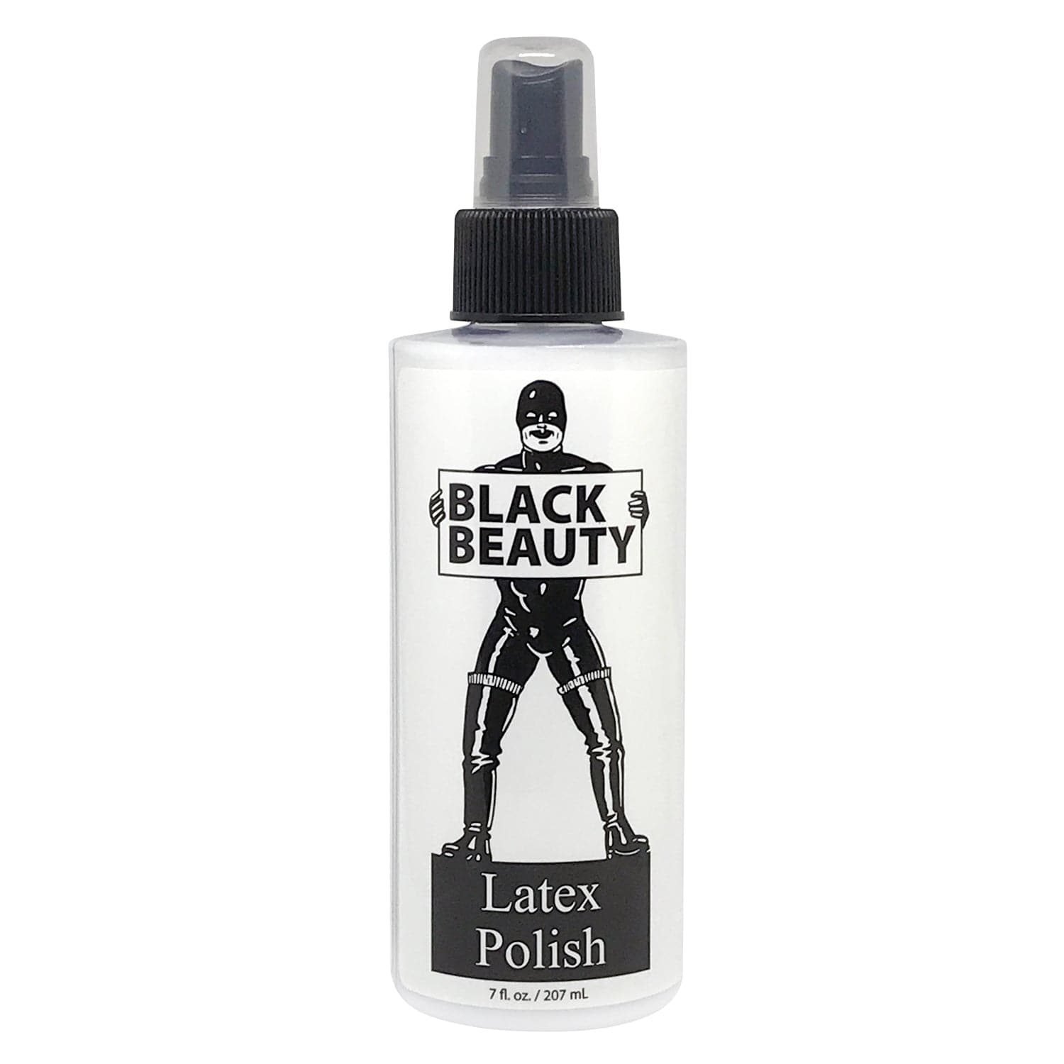 Black Beauty Latex Polish Spray Bottle 7 Ounces 207 mls > Essentials > Toy Cleaners Main image