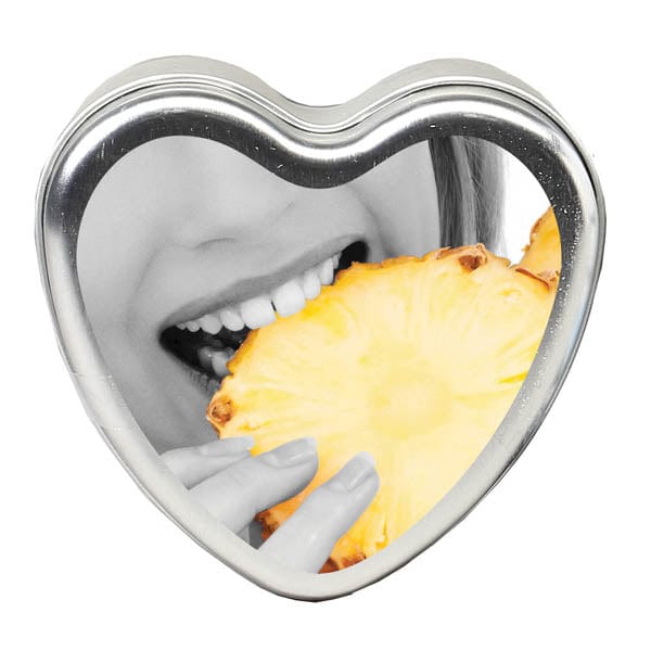 Edible Massage Candle Tropical Pineapple Flavored 113 Grams Massage Candles