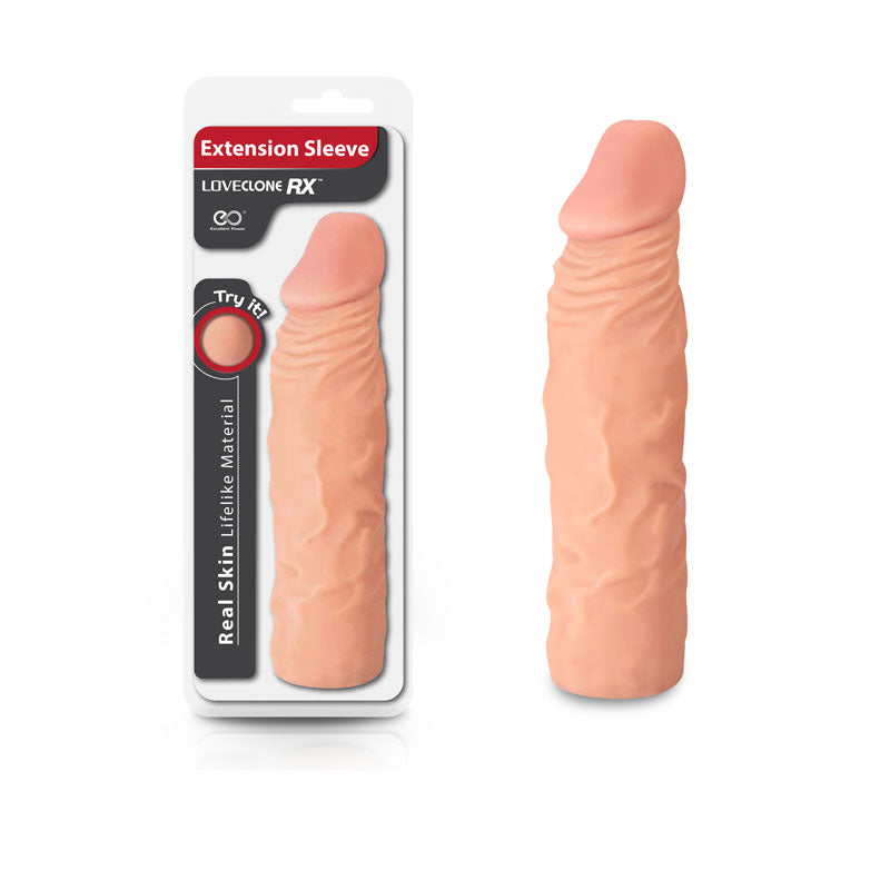 LoveClone RX Extension Sleeve - 8" Penis Extender Sleeve