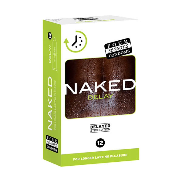 Four Seasons Naked Delay - Ultra Thin Condoms - 12 Pack