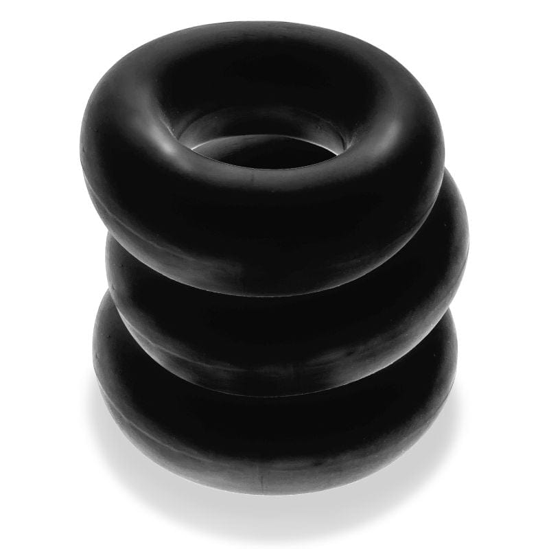 Fat Willy Three Piece Jumbo Cockrings Black COCK RING Set