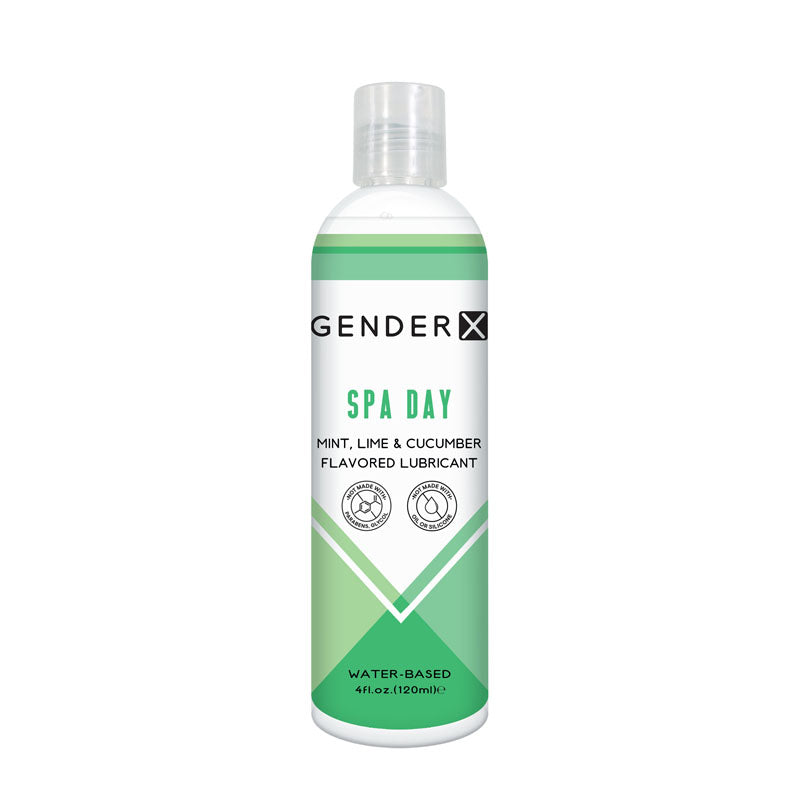 Gender X SPA DAY Flavoured Lube - 120 ml - Mint, Lime & Cucumber