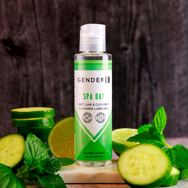 Gender X SPA DAY Flavoured Lube - 120 ml - Mint, Lime & Cucumber