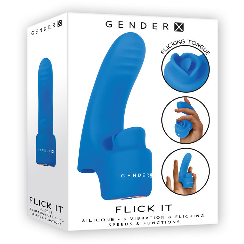 Gender X FLICK IT -  USB Rechargeable Finger Vibrator