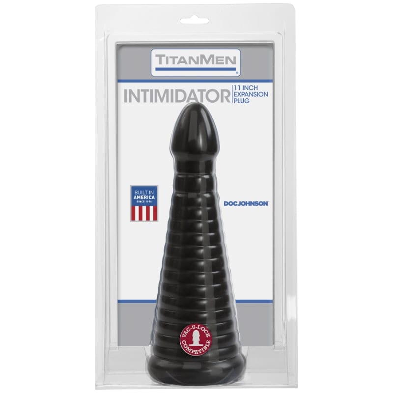TitanMen Intimidator Black 11 Inch Ribbed Shaft Anal Toy Secondary image