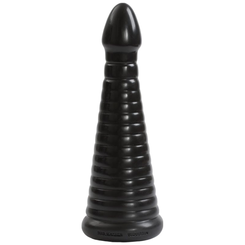 TitanMen Intimidator Black 11 Inch Ribbed Shaft Anal Toy > Anal Range > Oversized Anal Toys Main image