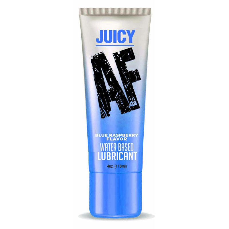 Juicy AF - Blue Raspberry Flavoured Water Based Lubricant - 120 ml