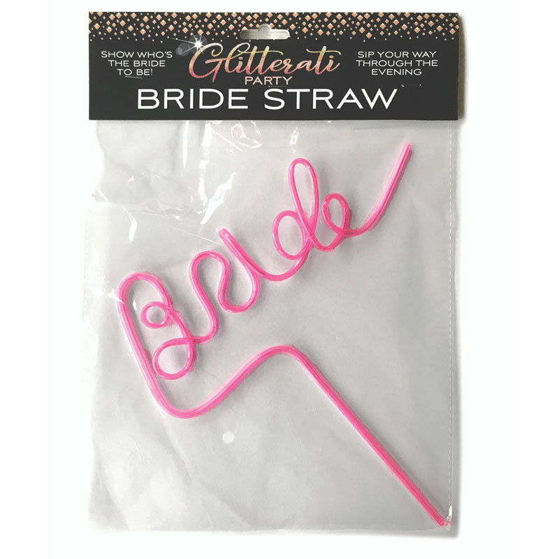 Glitterati - Bride Straw - Hens Party Novelty