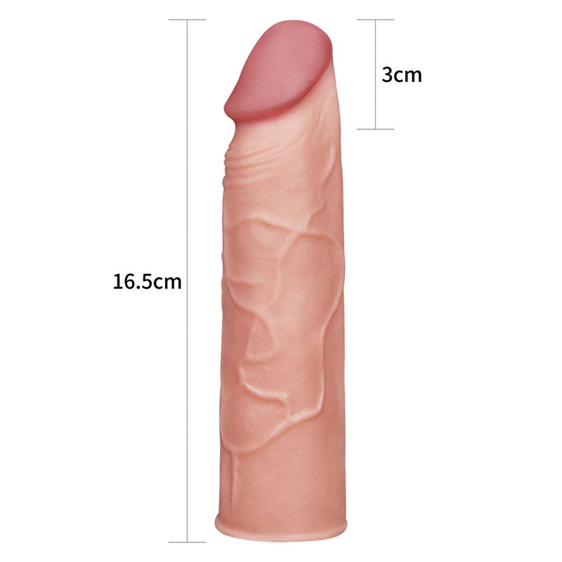 Pleasure X-Tender 1''  Penis Extension Sleeve