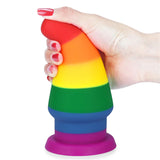 Prider 6'' Anal Plug - Rainbow 15 cm Butt Plug