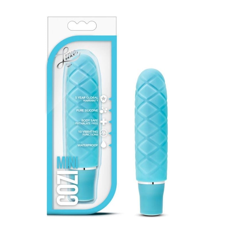 Luxe Cozi Mini Vibrator Blue