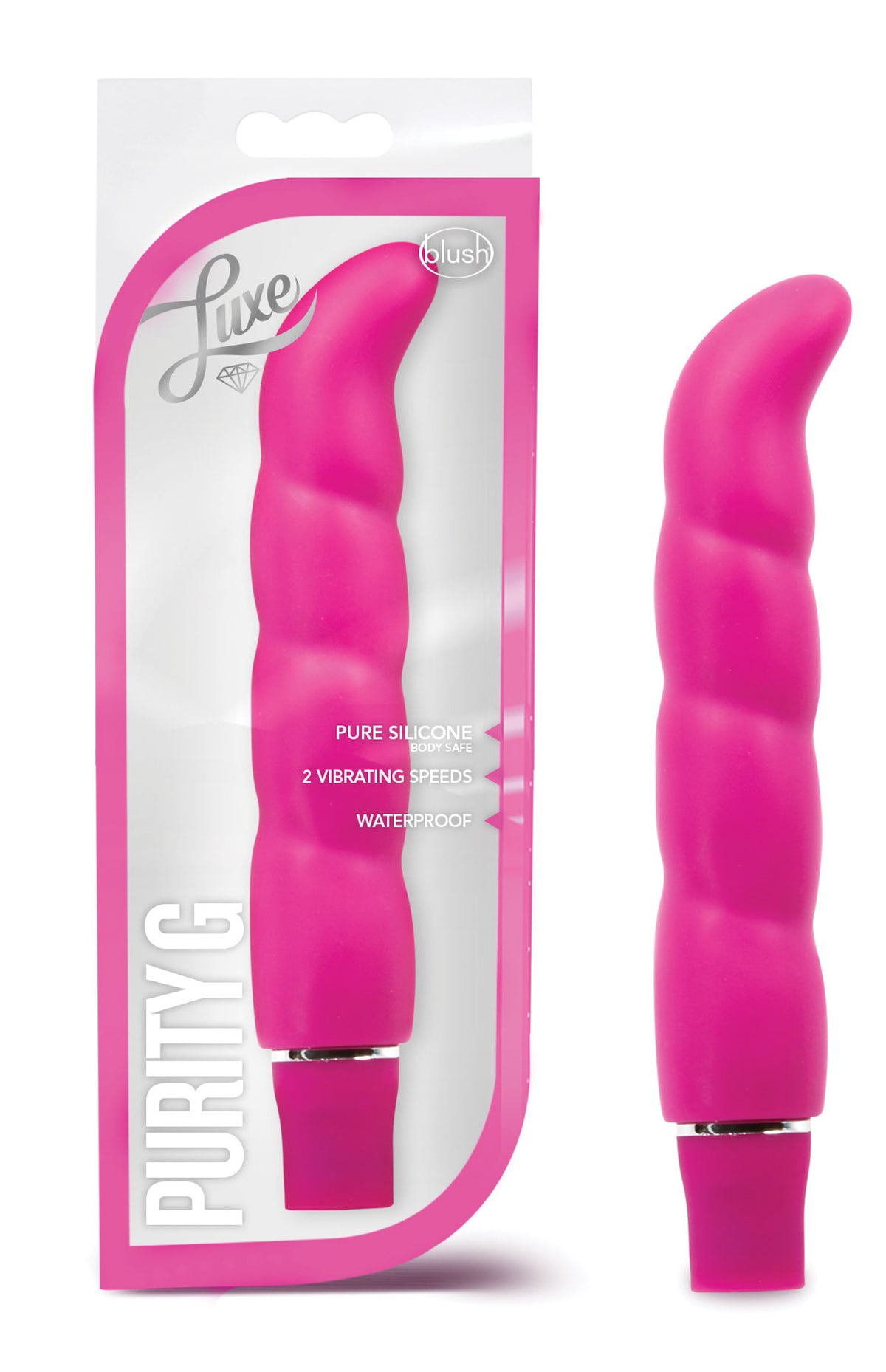 Luxe Purity G Pink 6.25 Inch Vibrating G Spot Toy > Sex Toys For Ladies > G-Spot Vibrators