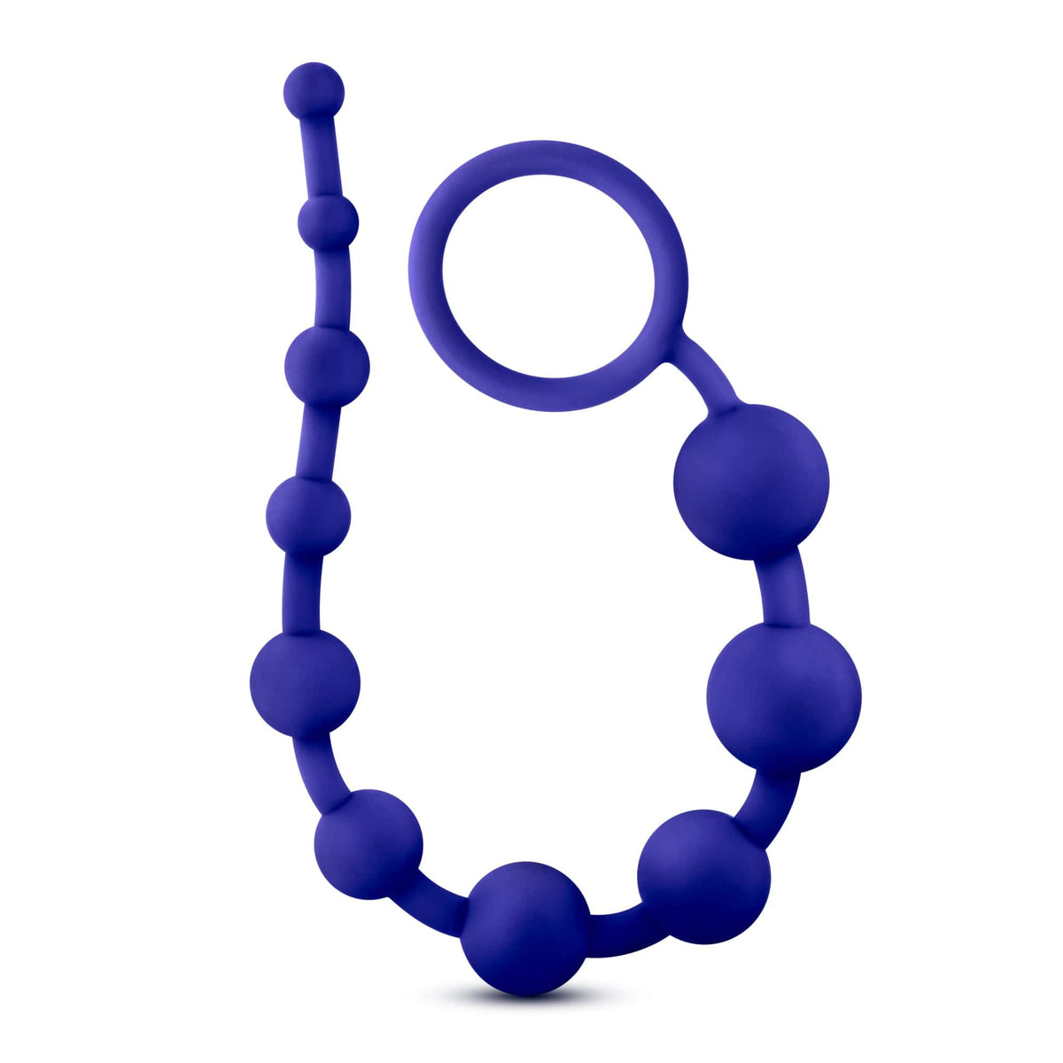 Luxe Silicone 10 Beads Indigo Anal Toy 12.5 Inch Length > Anal Range > Anal Beads