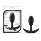 Luxe Wearable Vibra Slim Plug Small Black 3.5 Inch Length > Anal Range > Vibrating Butt Plugs