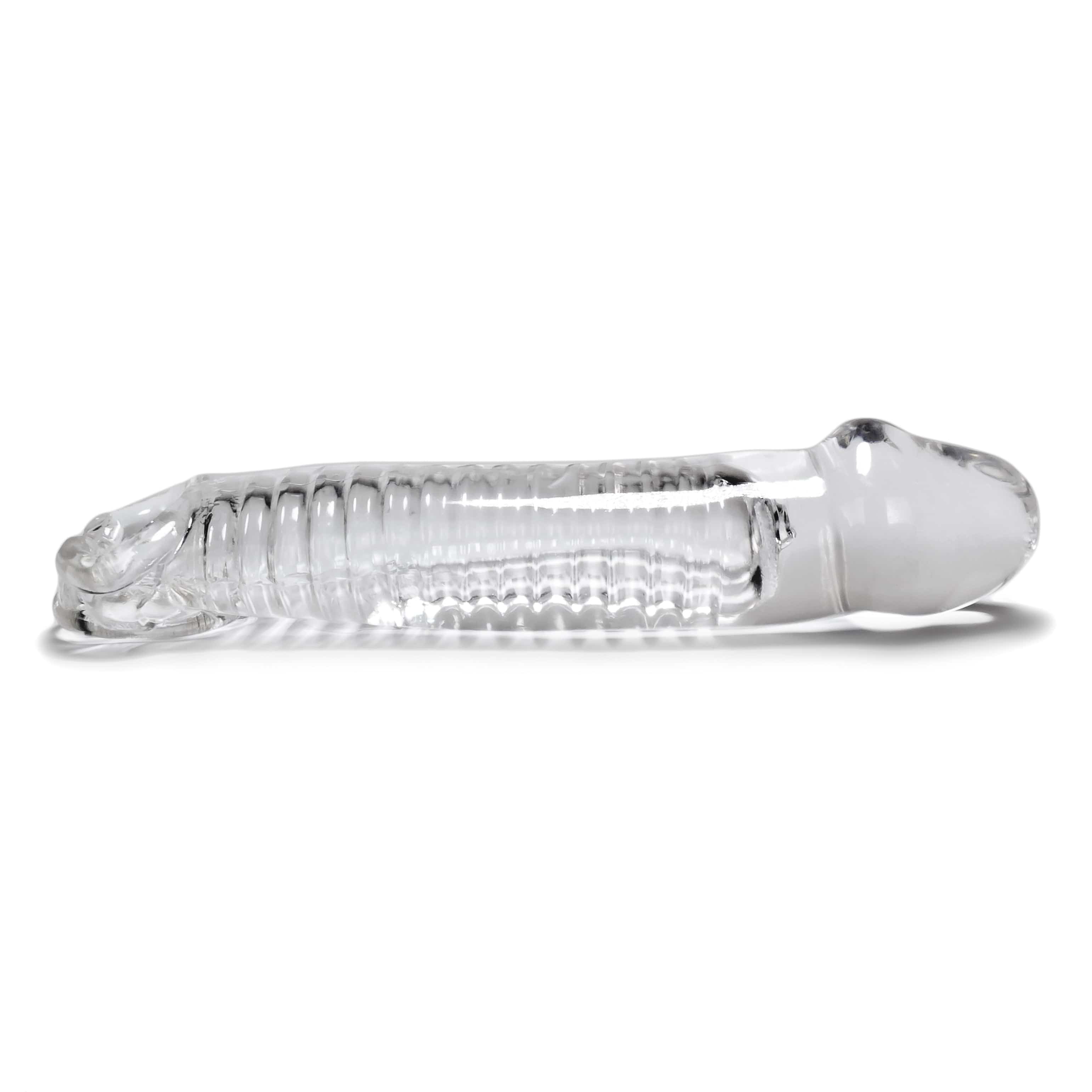 Muscle Cocksheath Clear 9.25 Inch Length > Sex Toys For Men > Penis Sleeves