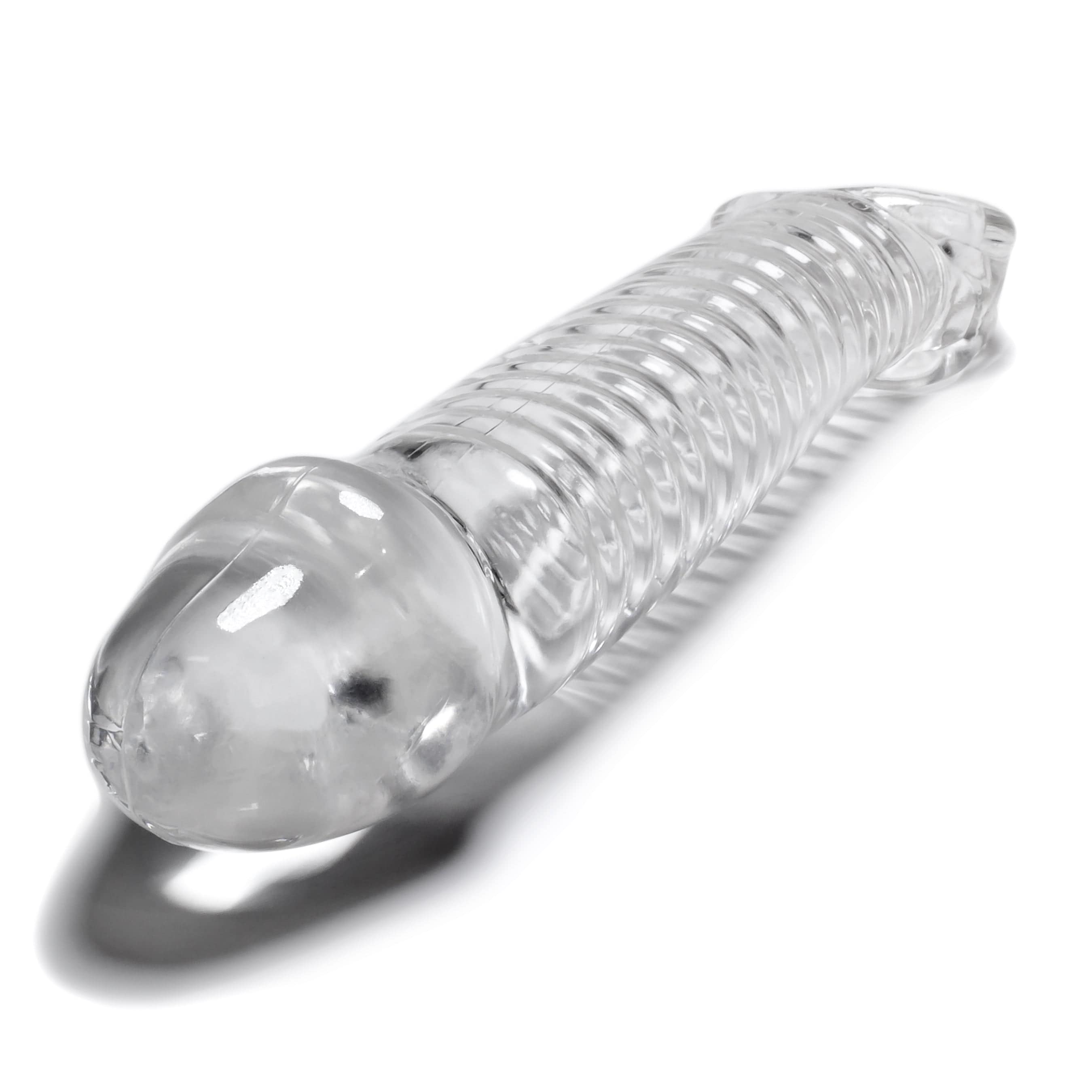 Muscle Cocksheath Clear 9.25 Inch Length > Sex Toys For Men > Penis Sleeves
