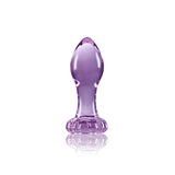 Crystal Flower -  -  9 cm Glass Butt Plug