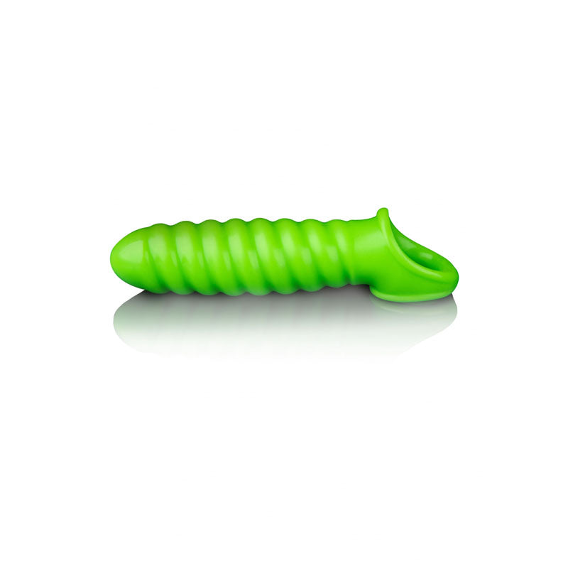 OUCH! Glow In The Dark Swirl Stretchy Penis Extender Sleeve