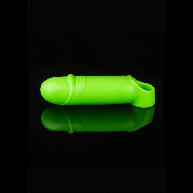 OUCH! Glow In The Dark Smooth Thick  Penis Extension Sleeve -16 cm Penis