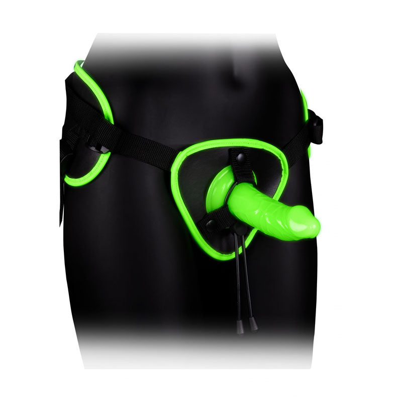 OUCH! Glow In The Dark Strap-on Harness 14.5 cm Strap-On