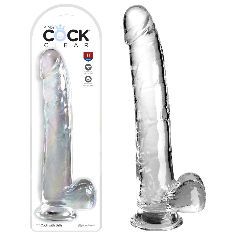 King Cock  11'' Cock with Balls -