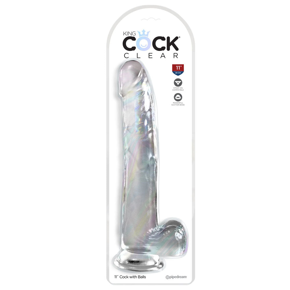 King Cock  11'' Cock with Balls -