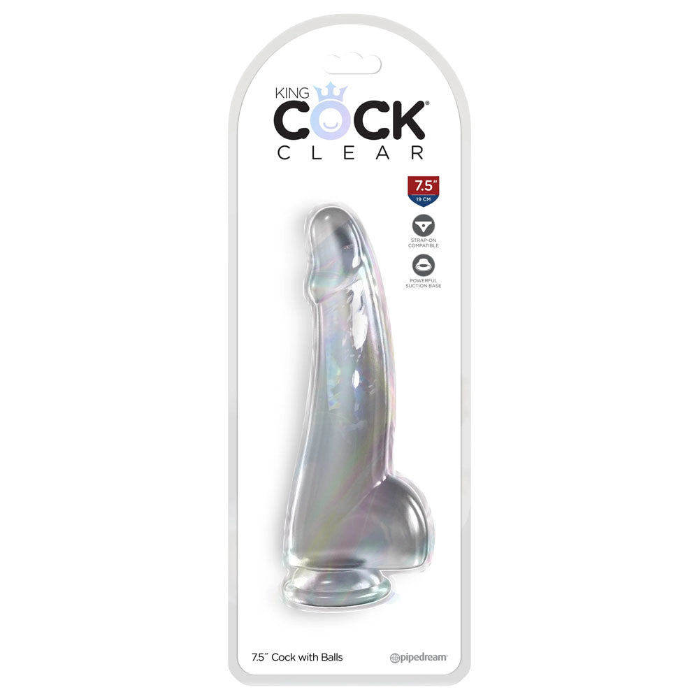 King Cock  7.5'' Cock with Balls