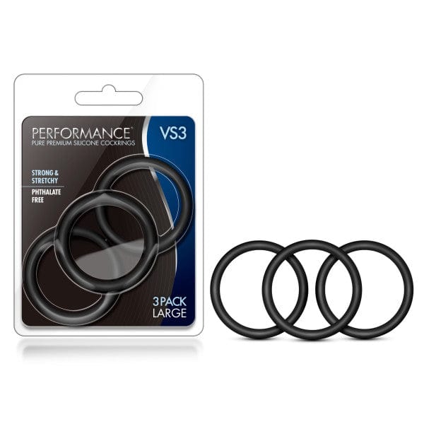 Performance VS3 Large Silicone Cockrings - Set of 3 > Cock Ring > Sets Main image