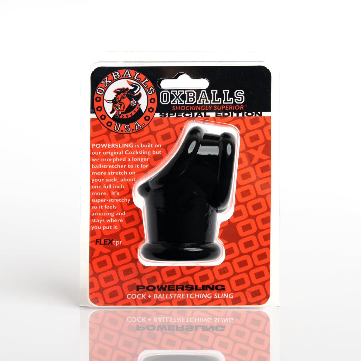 Powersling Cocksling and Ballstretcher Black > Cock Ring > Sling