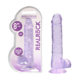 RealRock 8'' Realistic Dildo With Balls -  20.3 cm
