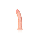 REALROCK Realistic Regular Curved Dildo with Suction Cup -  23 cm (9'') Dong