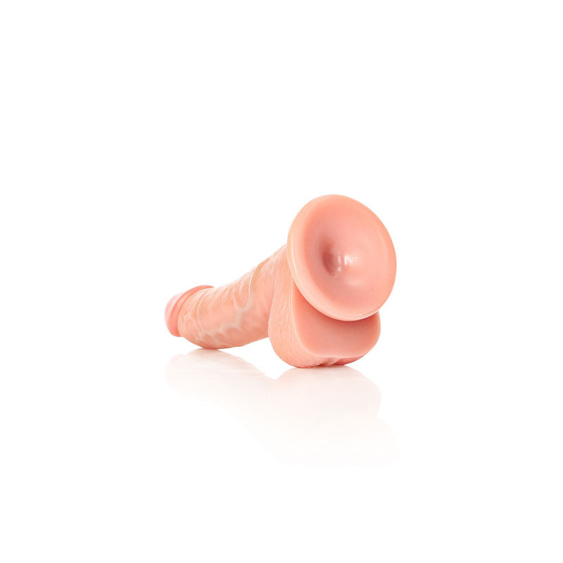REALROCK Realistic Regular Curved Dong with Balls - 15.5 cm (6'') Dong