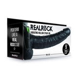 REALROCK Vibrating Hollow Strapon + Balls - 23cm