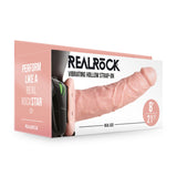 REALROCK Vibrating Hollow Strap-on - 20.5 cm