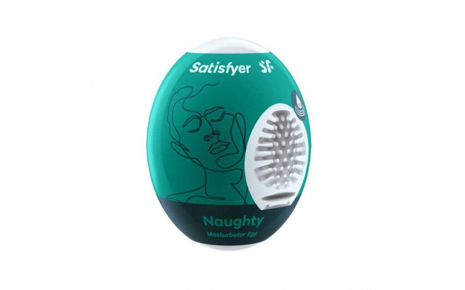 Satisfyer Masturbator Egg Naughty Compact Textured Masturbator Device > Sex Toys For Men > Masturbators Cup