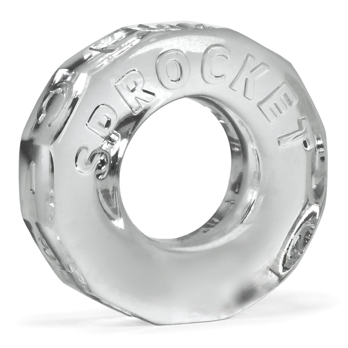 Sprocket Cockring Clear Super Stretch Fit 2.75 Inch Inner Circumference > Cock Ring > Single