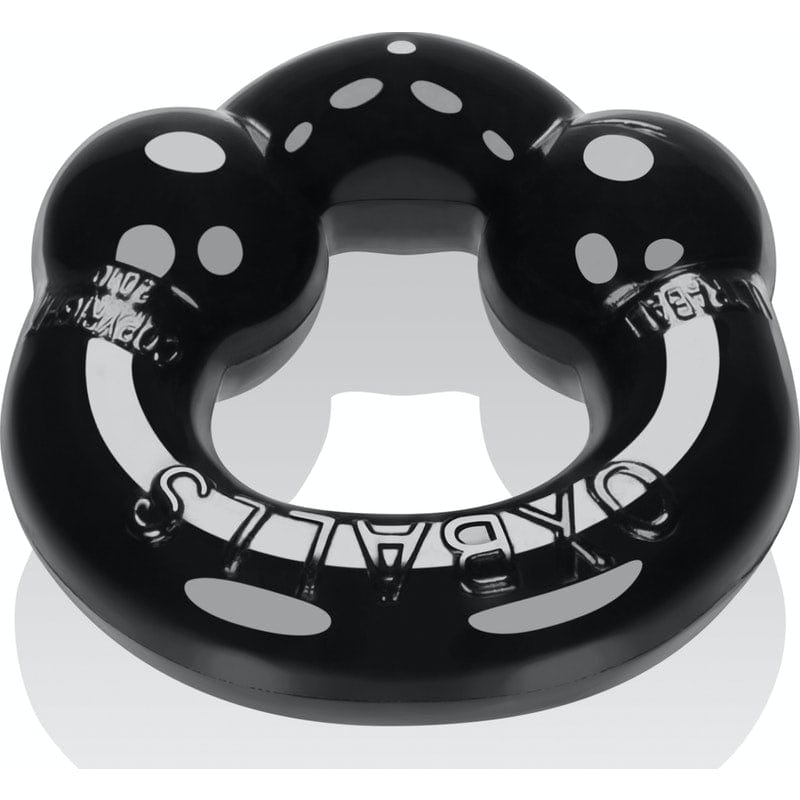 Ultraballs 2 Pack Cockring Black and Clear COCK RING Set