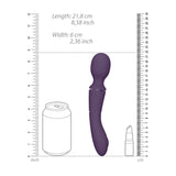 Vive NAMI - Purple 32 cm USB Rechargeable Massager Wand with Pulse Wave