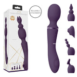 Vive NAMI - Purple 32 cm USB Rechargeable Massager Wand with Pulse Wave