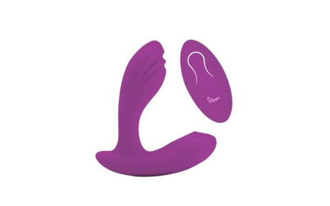 Viben Epiphany Rollerball Dual-Stim Massager w Remote Berry Finger Stimulator