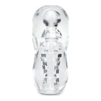 Zolo Gripz Spinner (Clear) – Squeezable Stroker > Sex Toys For Men > Masturbators Cup