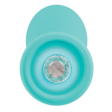 Adam & Eve VIBRATORS Teal  Adam & Eve RECHARGEABLE SILICONE G-GASM DELIGHT - Teal 17.8 cm USB Rechargeable Vibrator 844477019772