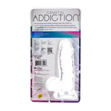 Addiction Adult Toys Clear Crystal Dildo w Balls 6in Clear 677613861207
