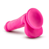 Au Naturel Adult Toys Pink Au Naturel Bold Delight 6in Dildo Pink 819835023708