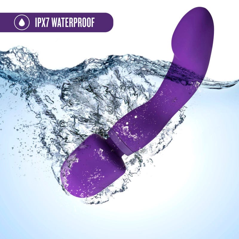 Blush Novelties VIBRATORS Purple Wellness Dual Sense -  USB Rechargeable Massage Wand Vibrator 819835026372