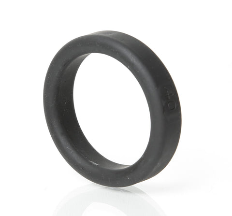 Boneyard Silicone Ring 40mm Black for Men Cockrings