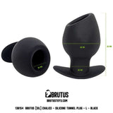 Brutus Adult Toys Black Chalice Tunnel Plug L 8718858988860